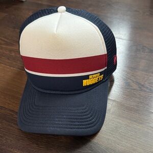 New Era Denver Nuggets Trucker SnapBack Hat 9Forty One Size